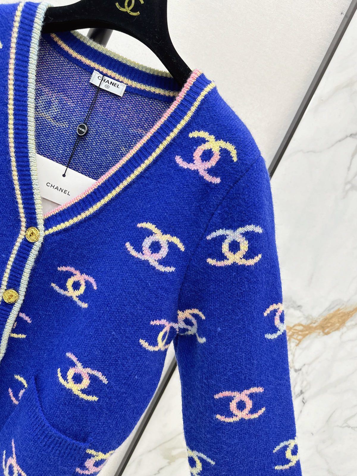 26FW New Logo Jacquard Cardigan 💙