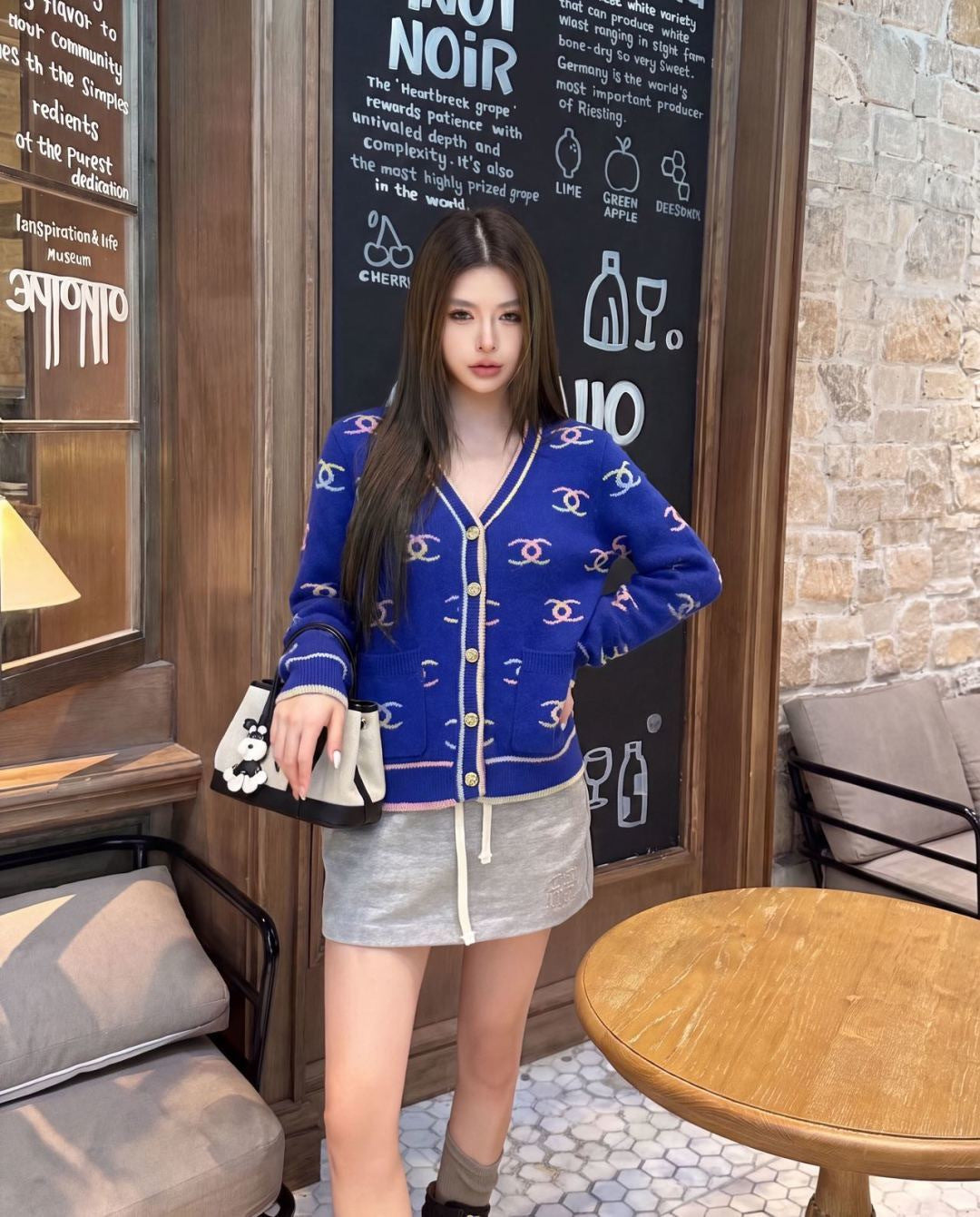 26FW New Logo Jacquard Cardigan 💙