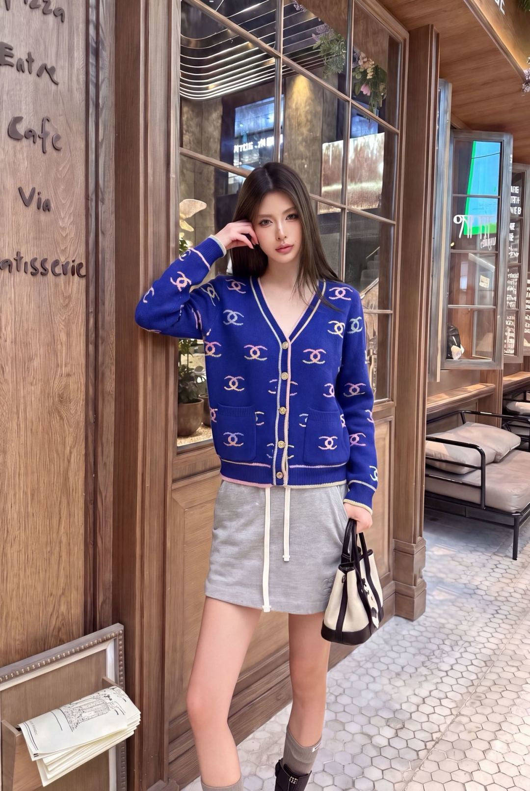 26FW New Logo Jacquard Cardigan 💙
