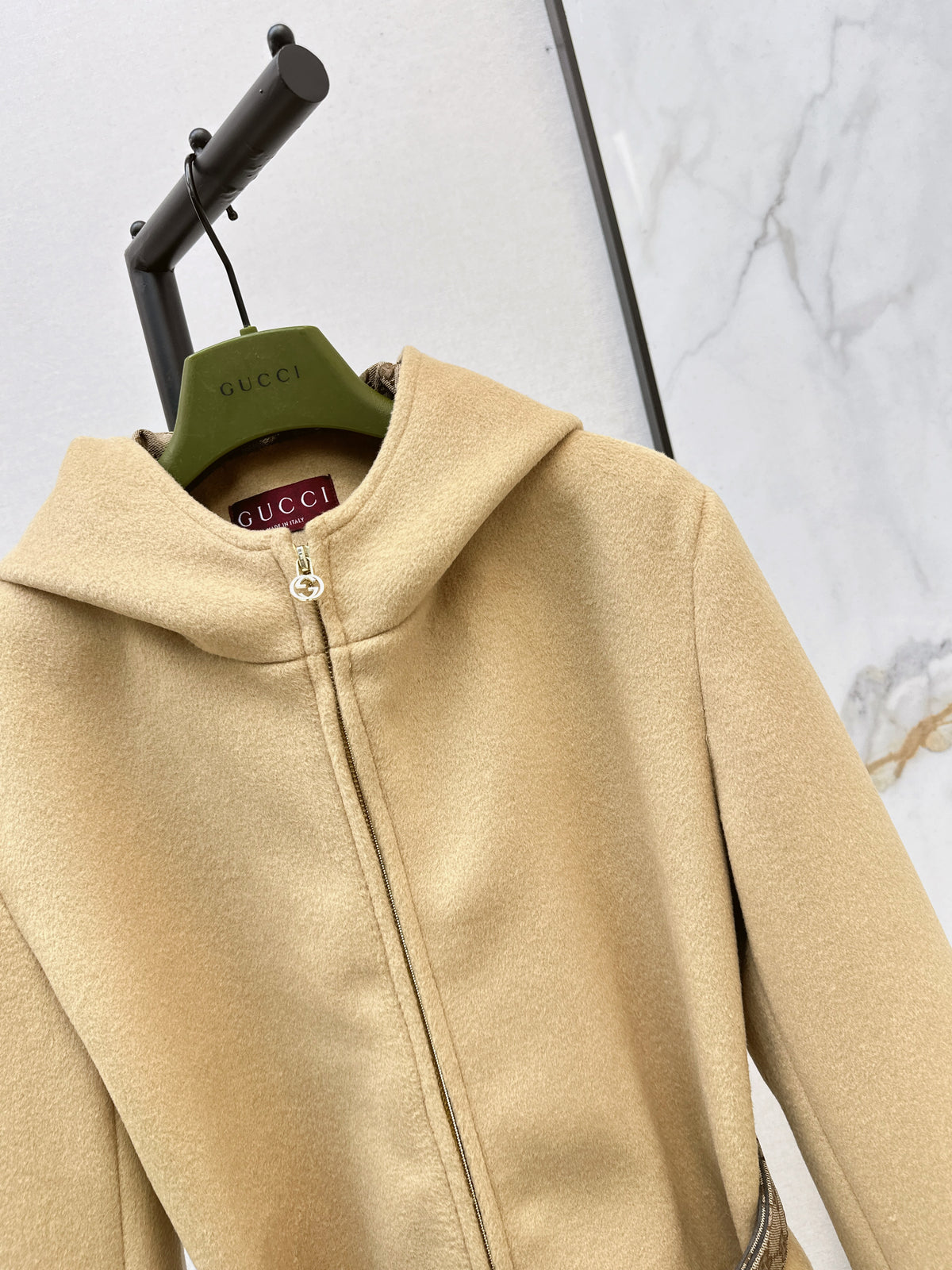 26FW New Mid-Length Hooded Wool Coat 🤎🖤