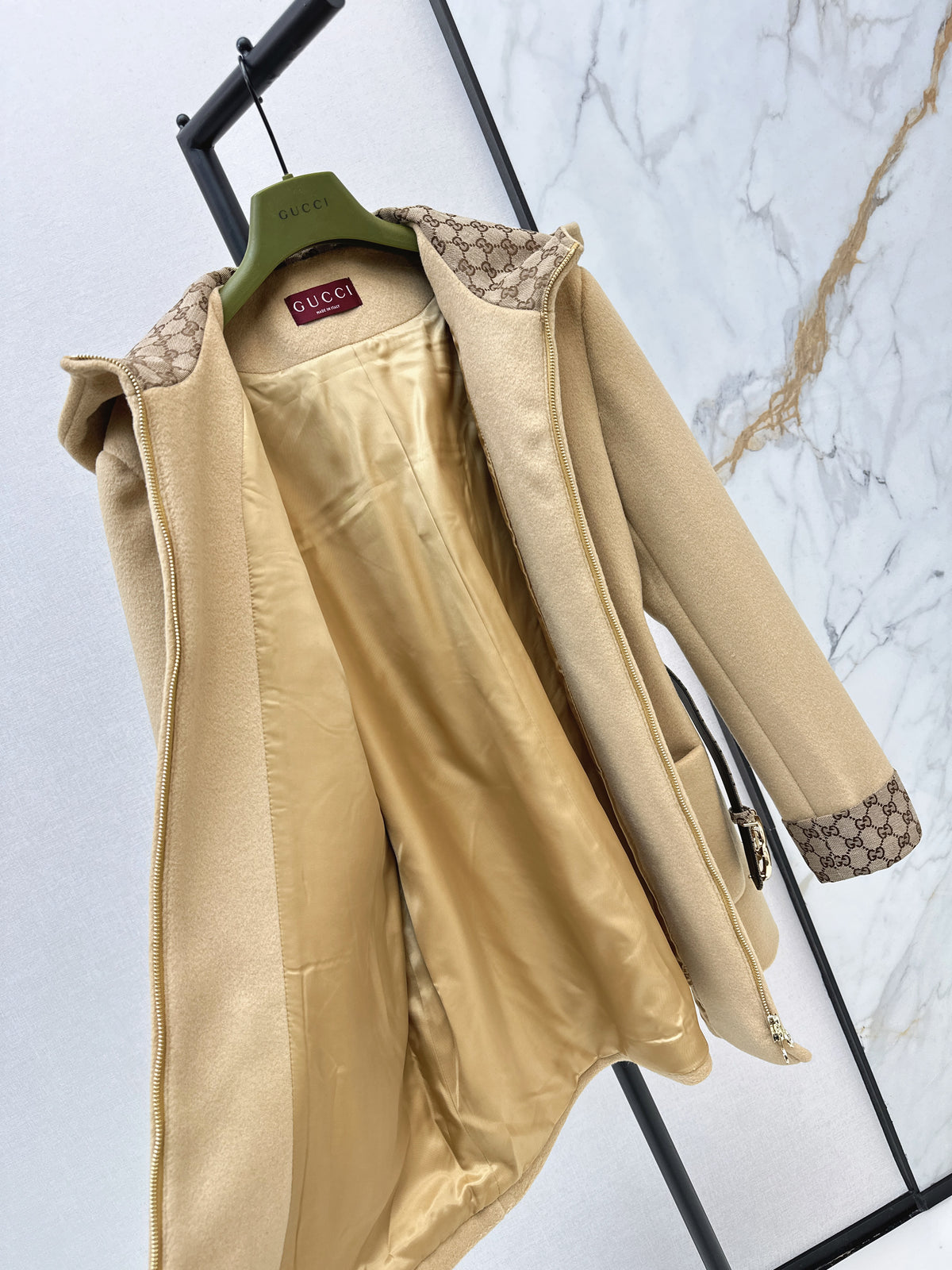26FW New Mid-Length Hooded Wool Coat 🤎🖤