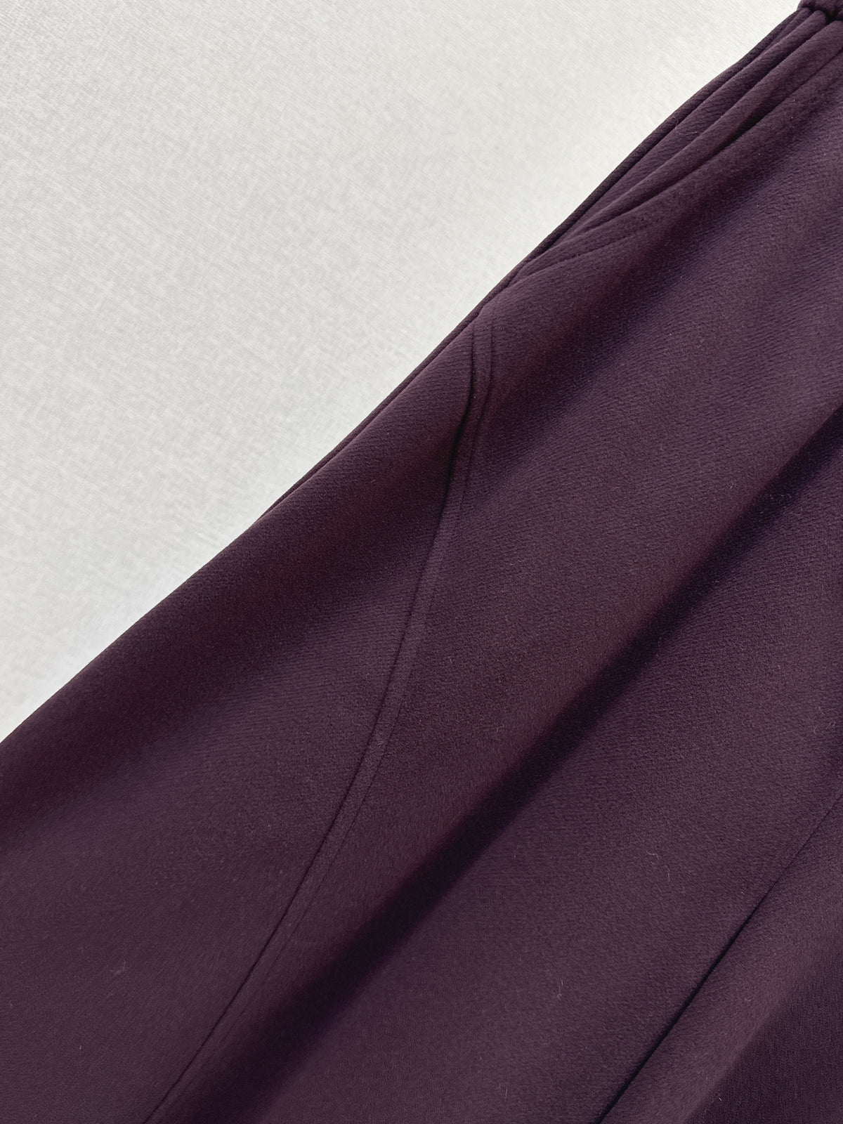 26FW New Straight-Leg Trousers with Elastic Waist 🤎💜🖤