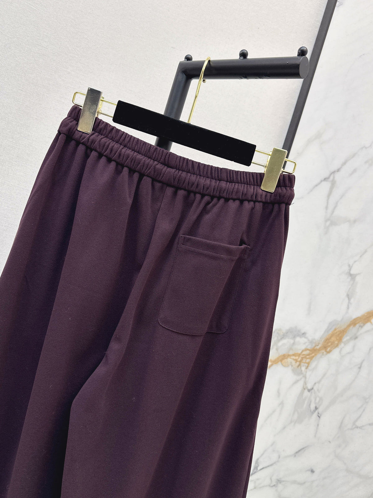 26FW New Straight-Leg Trousers with Elastic Waist 🤎💜🖤