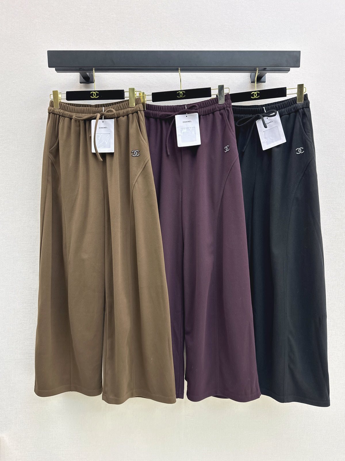 26FW New Straight-Leg Trousers with Elastic Waist 🤎💜🖤