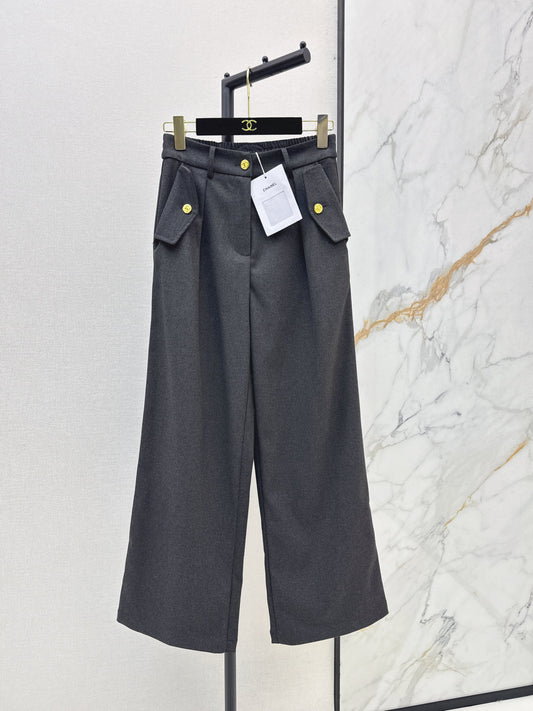 26FW New Straight-Leg Trousers with Dual Pocket Detailing 🩶🖤