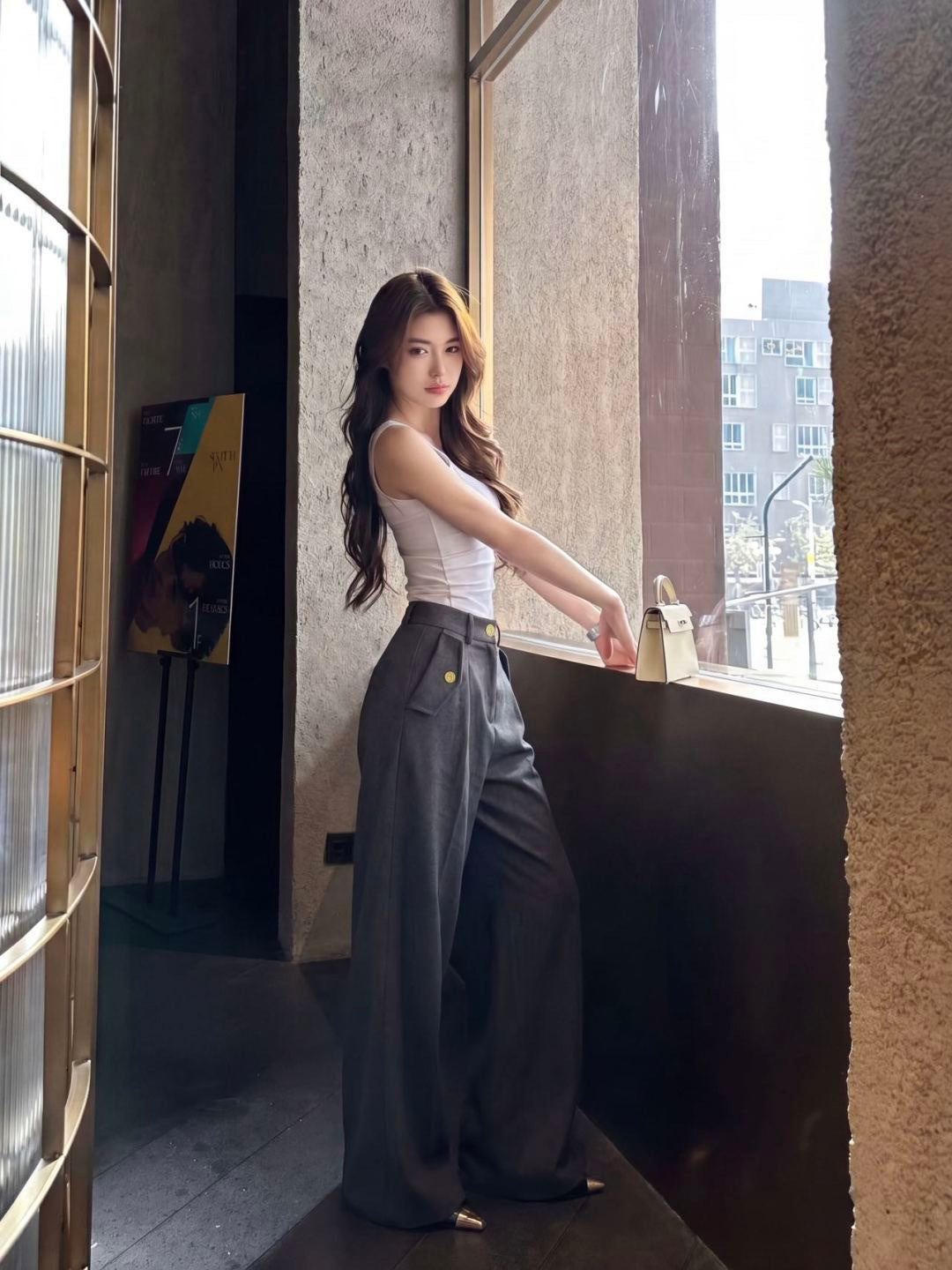 26FW New Straight-Leg Trousers with Dual Pocket Detailing 🩶🖤