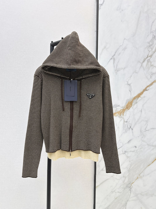 26FW New Hooded Knit Cardigan 🤎🖤