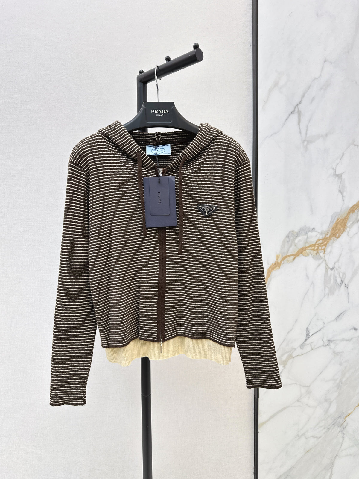26FW New Hooded Knit Cardigan 🤎🖤