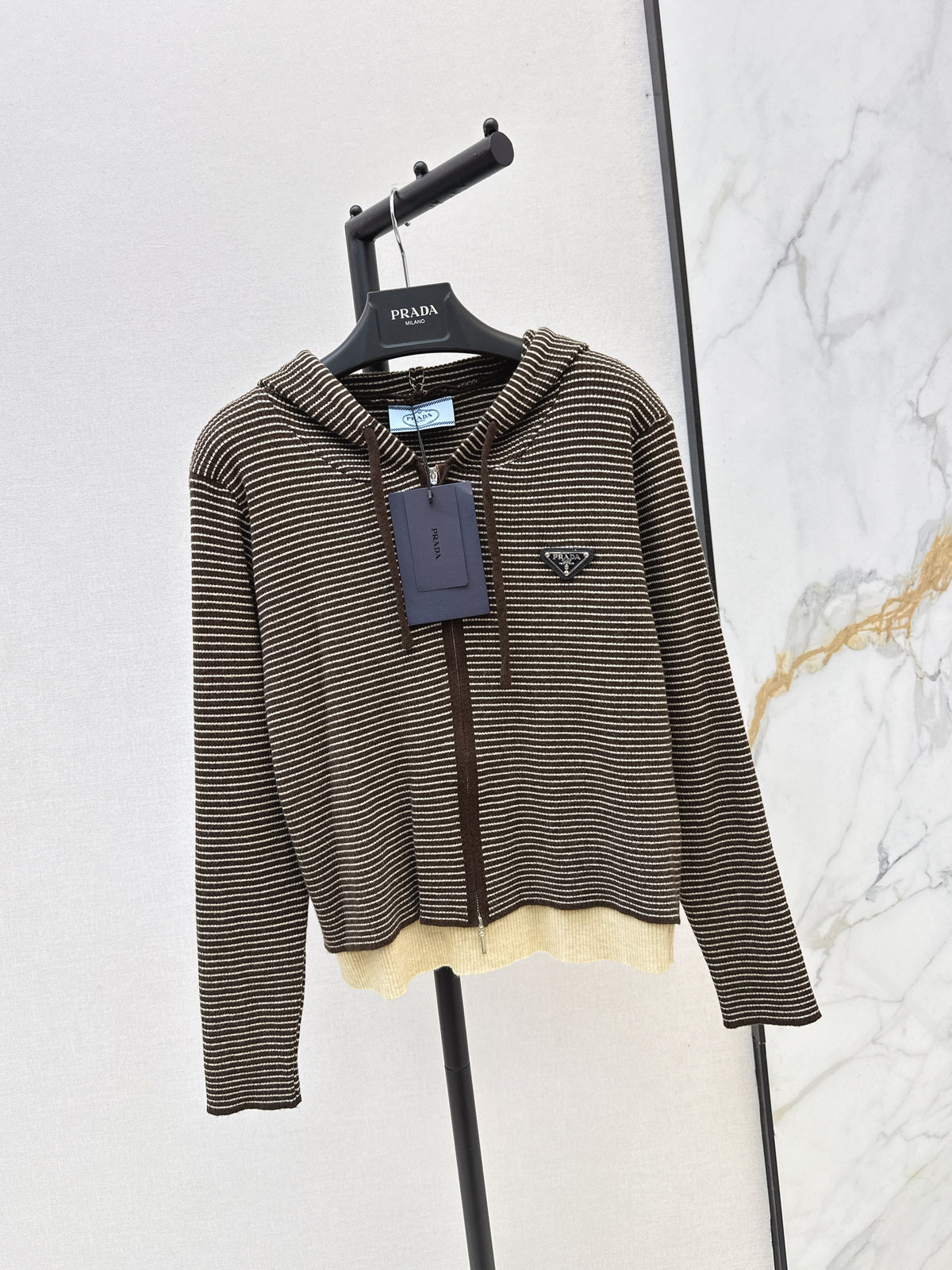 26FW New Hooded Knit Cardigan 🤎🖤