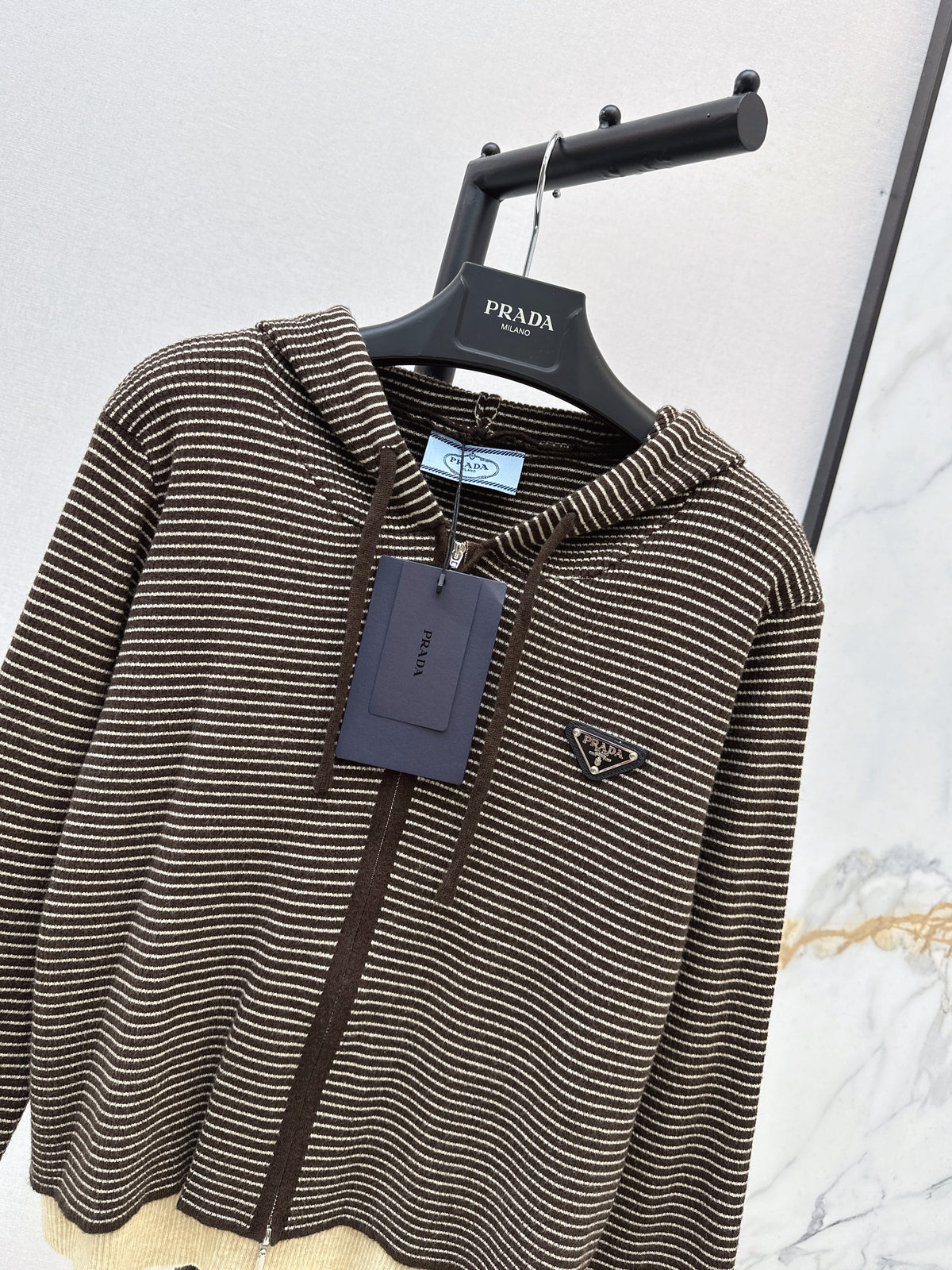 26FW New Hooded Knit Cardigan 🤎🖤