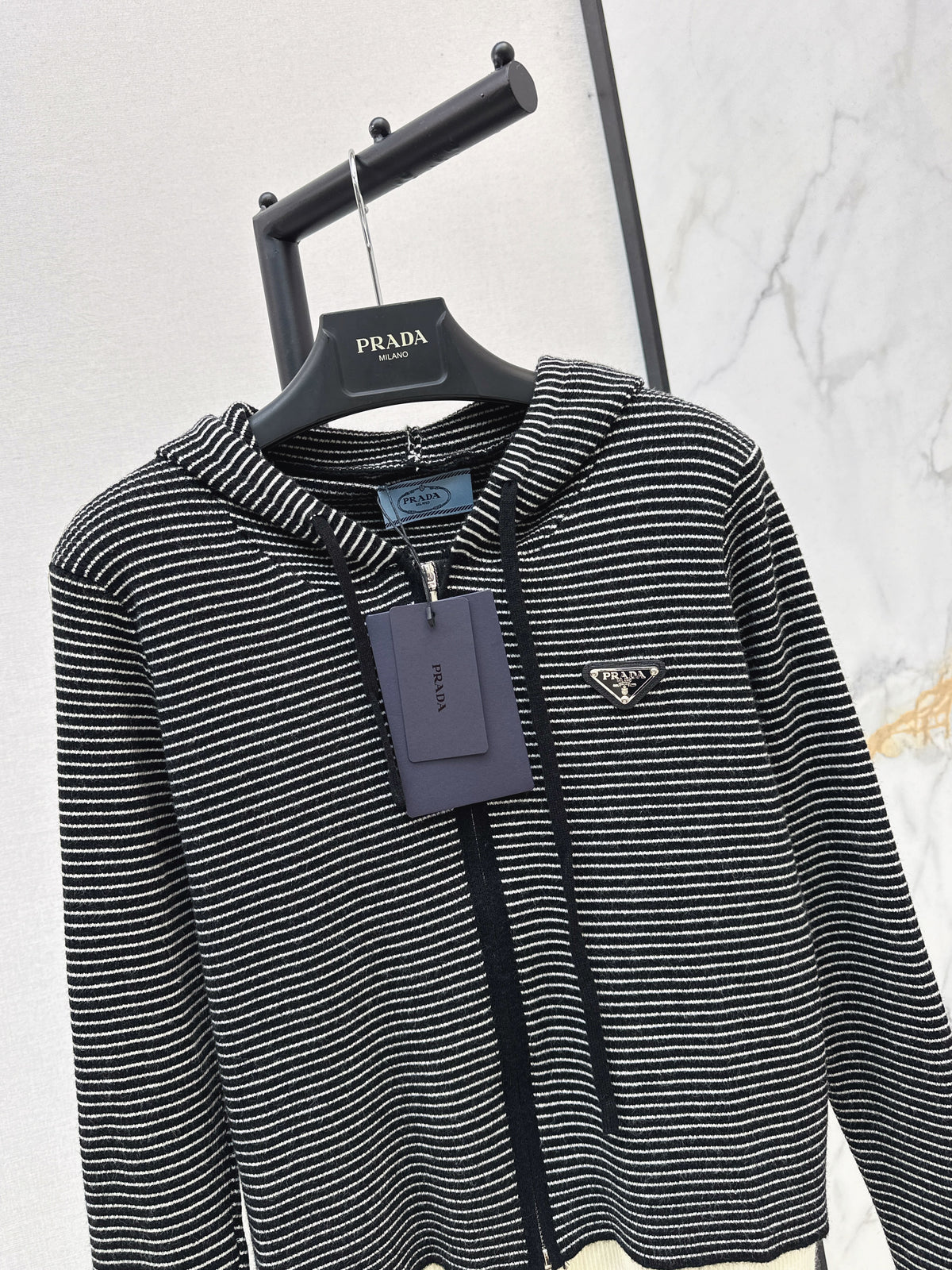 26FW New Hooded Knit Cardigan 🤎🖤