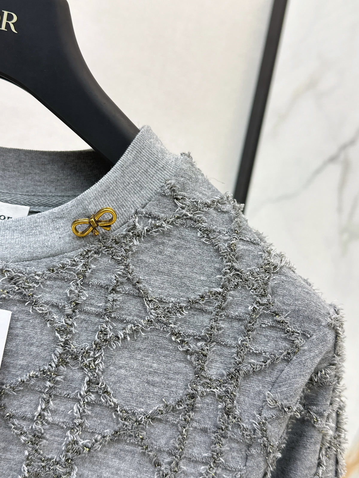 26FW New 3D-Textured Jacquard Crewneck Knit 🩶🖤