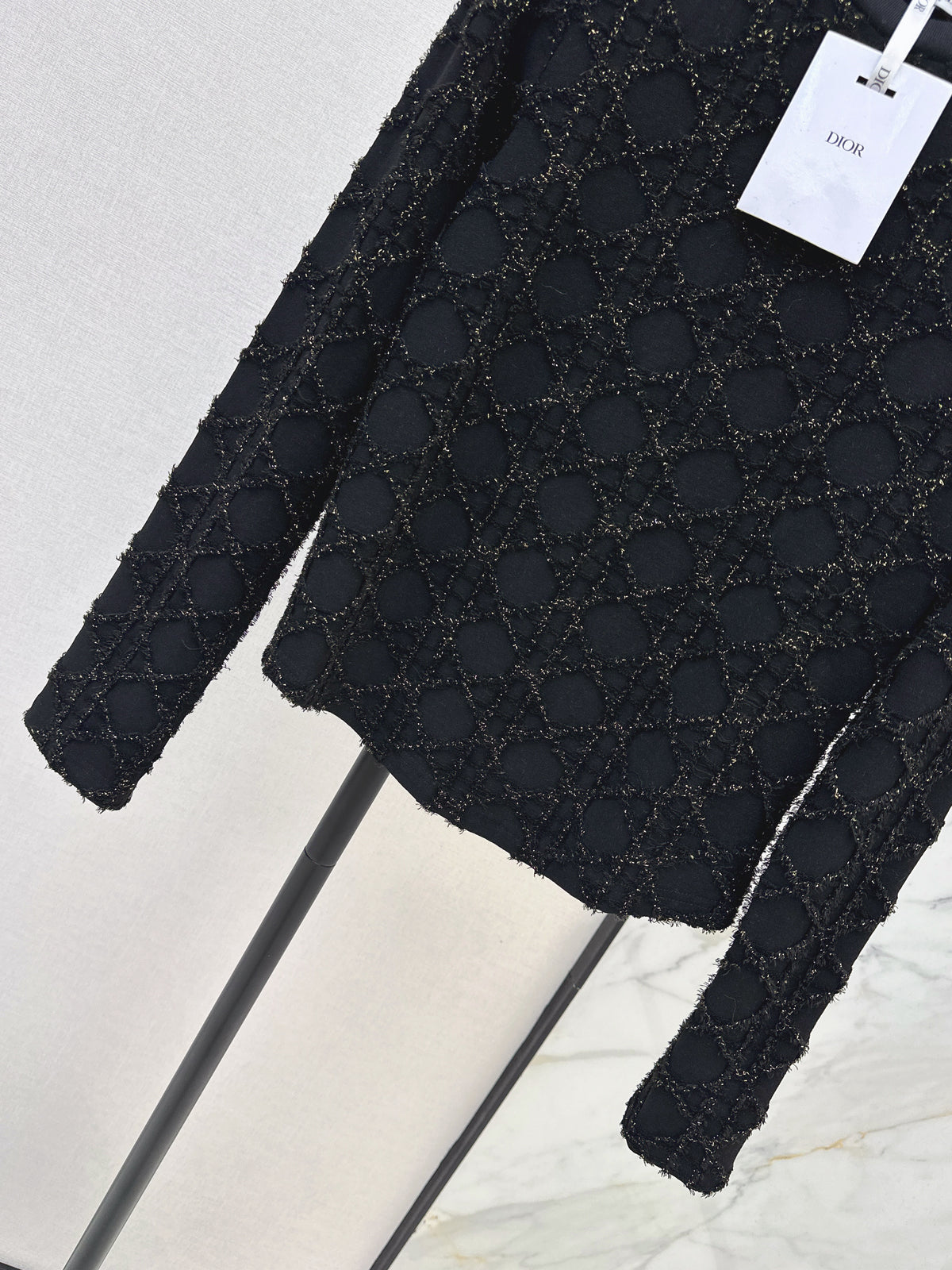 26FW New 3D-Textured Jacquard Crewneck Knit 🩶🖤