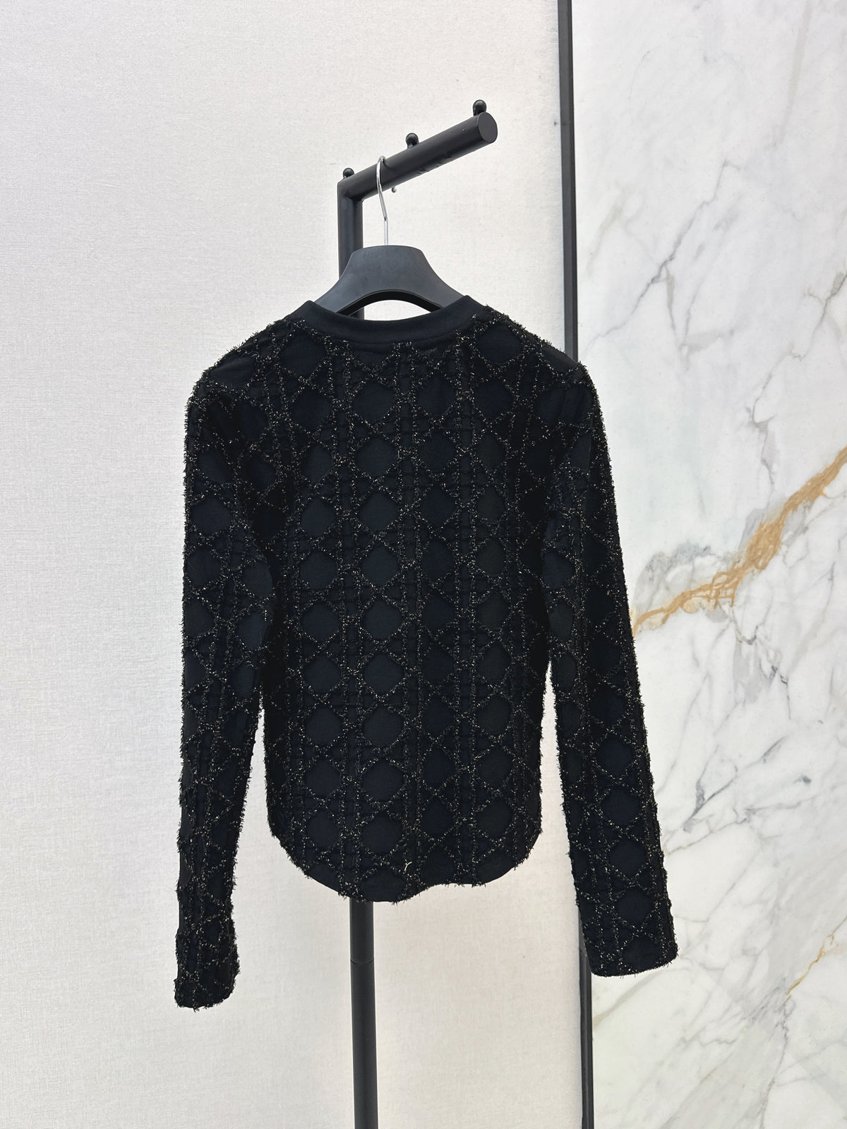 26FW New 3D-Textured Jacquard Crewneck Knit 🩶🖤