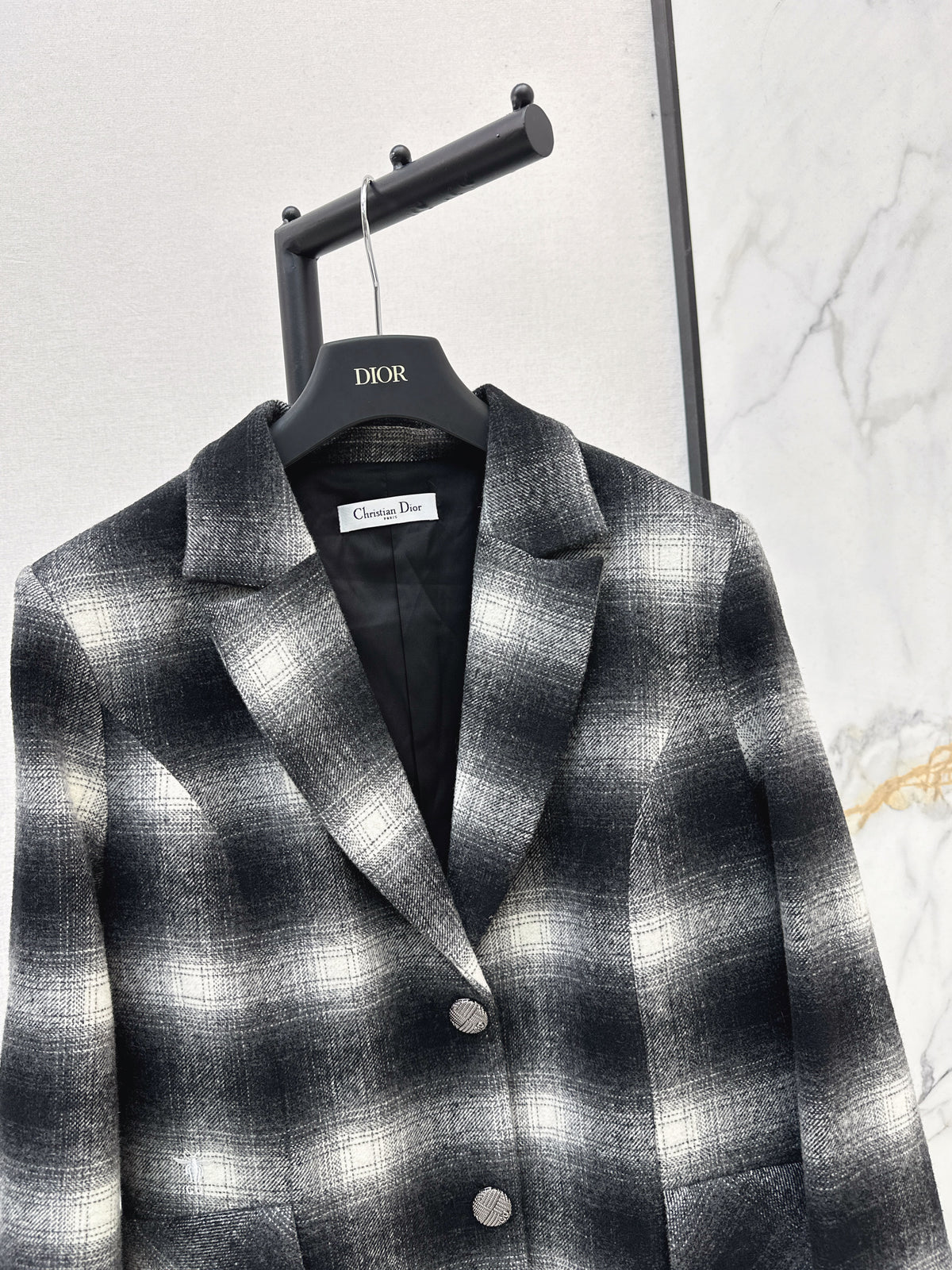 26FW New Vintage-Style Plaid Long Coat 🖤