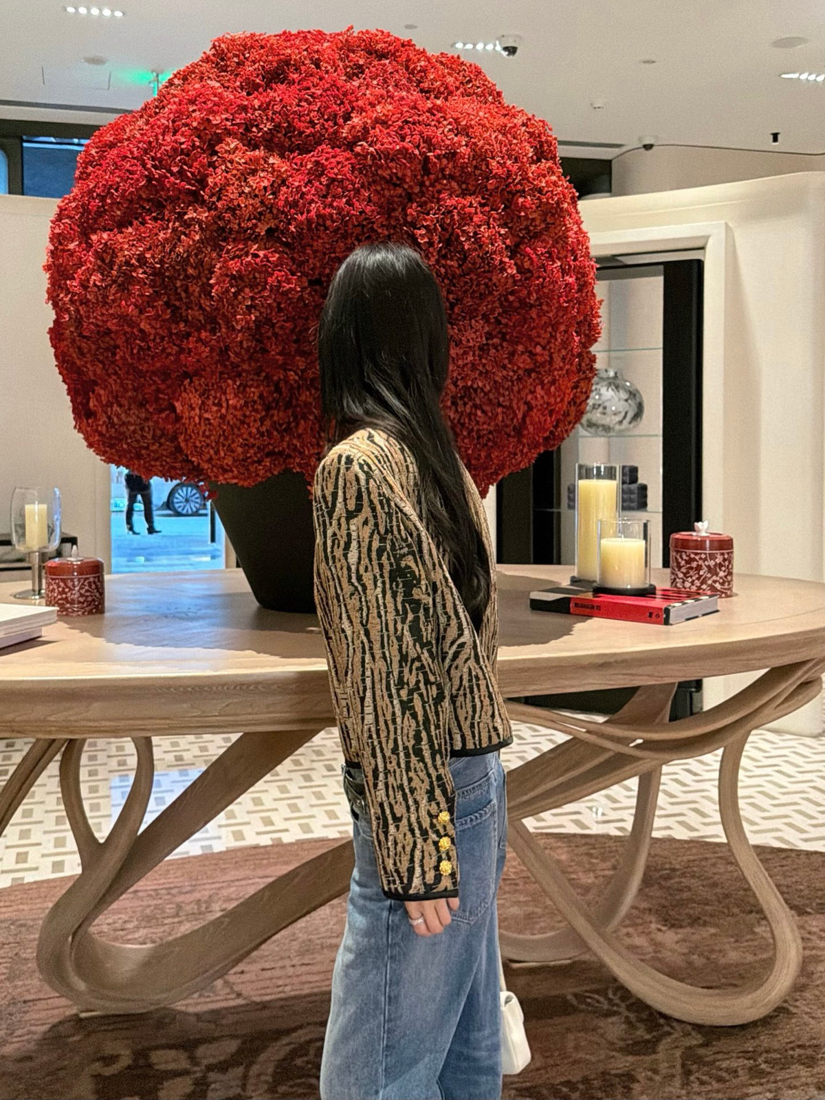 26FW New Crew-Neck Cropped Leopard-Print Jacket 🤎