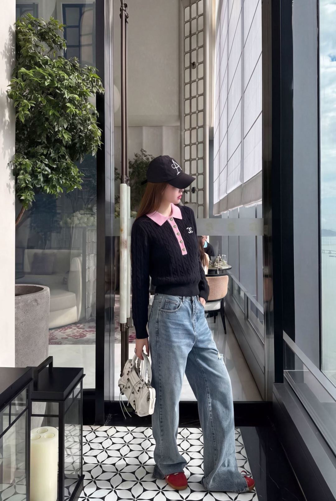 26FW New Collared Knit Top 🤍🖤